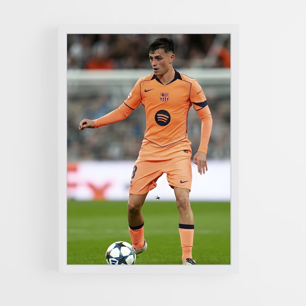 Poster Orange Barça (vue 3)